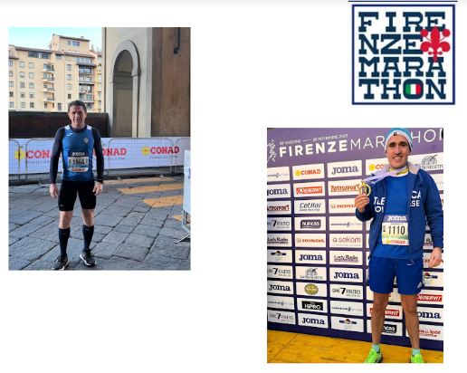 Rebora e Zerbo alla Firenze Marathon